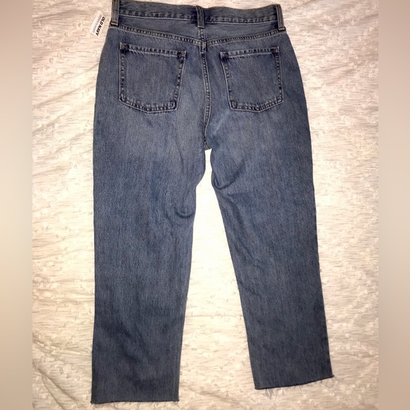Old Navy High Wasted Slouchy Straight Jeans - Picture 3 of 6
